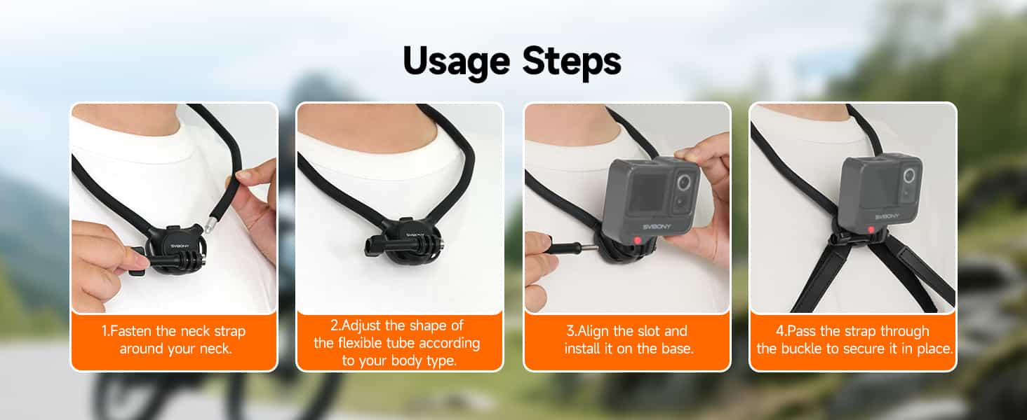 Sports Camera Neck Mount